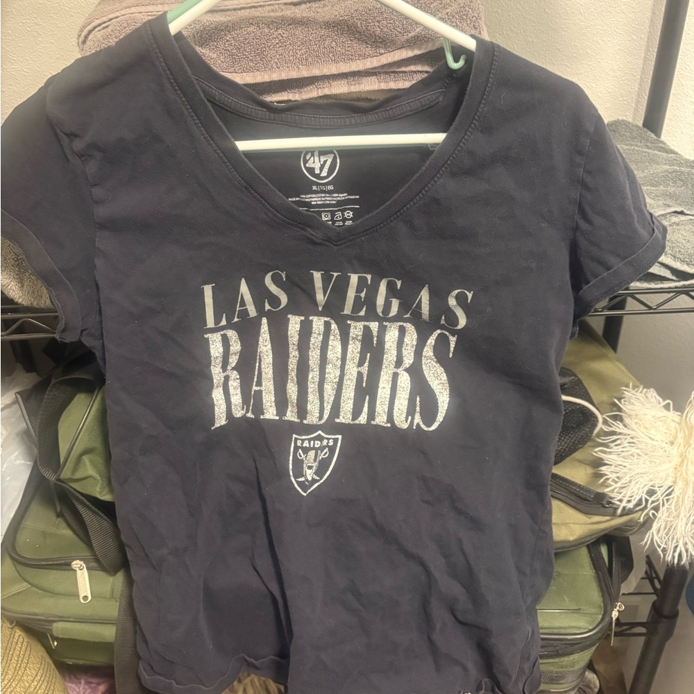 47 Brand  Black Las Vegas Raiders Tee